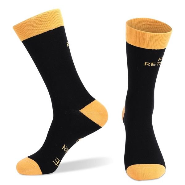 

70% off outlet online wholesale price casual letters men socks fashion autumn and winter warm cotton global christmas gift drop shipping, Black
