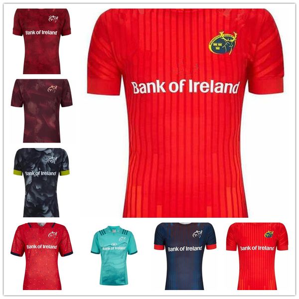

2020 2021 munster city rugby jerseys 19/20/21 munster city home away men rugby-trikots size s-3xl, Black;gray