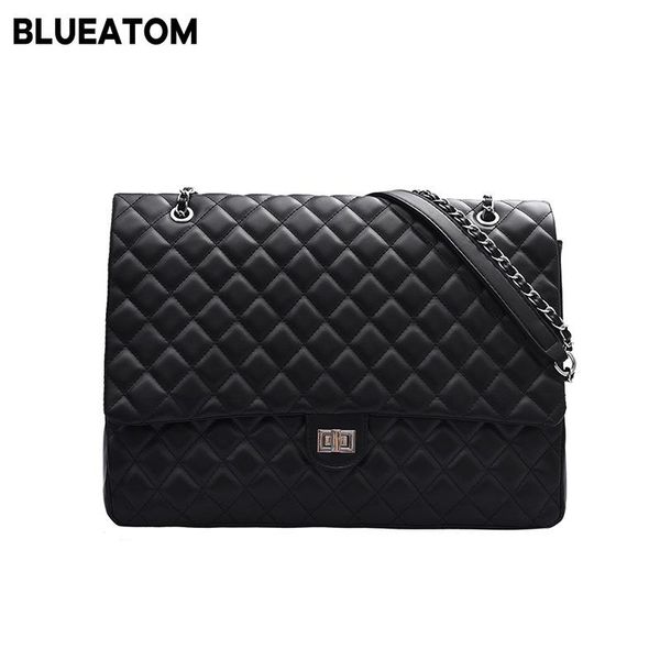 

evening bags plaid chain fashion brand shoulder bag texture all-match messenger big square