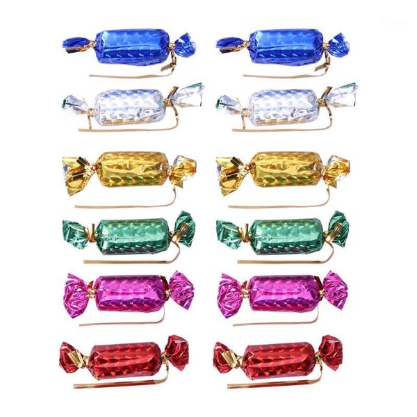 

christmas decorations 48pcs colorful hanging candies for tree decoration
