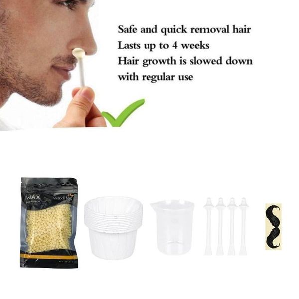 

electric nose & ear trimmers hair removal wax kit beans applicators sticks measuring paper eyebrow cup cups for removing n3e0