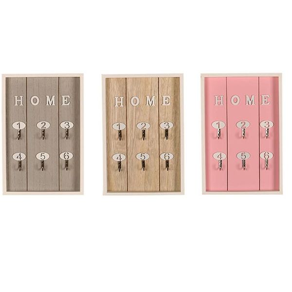 

hooks & rails multi-purpose home wall decor handmade wooden key hook cargo storage box coat keys bags clothes hanging holder