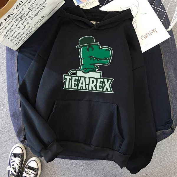 

men's hoodies & sweatshirts tee rex dinosaurier kaffee nette hoody harajuku sweatshirt mode verkauf mit kapuze herbst casual warme stre, Black