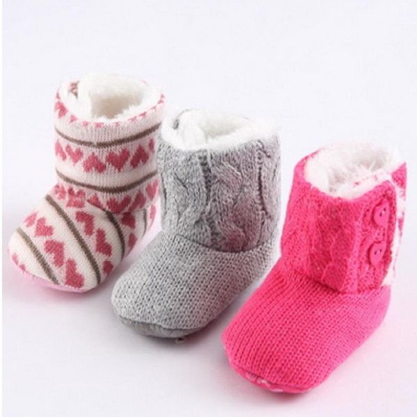 

first walkers baby warm winter boots for kids cute soft bottom shoes