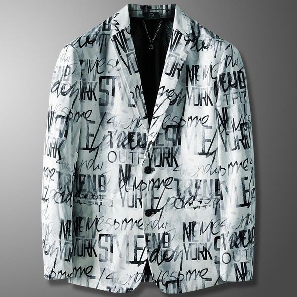 

men's suits & blazers casual thin section slim two buttons small suit jacket, White;black