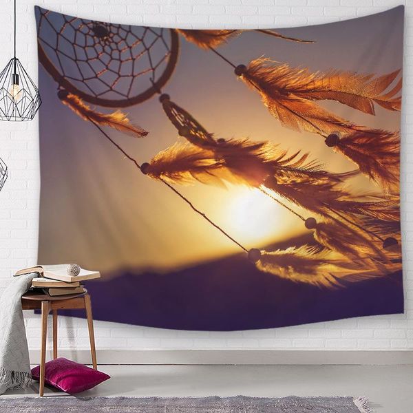 

tapestries boho feather tapestry tropical wall hanging living room cloth