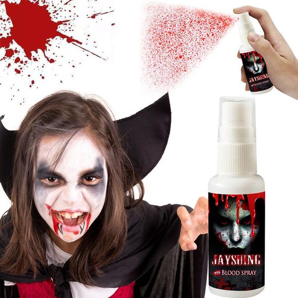 

tattoo inks 40ml halloween cos ultra-realistic fake blood spray party makeup zombie vampire teeth role play props decoration
