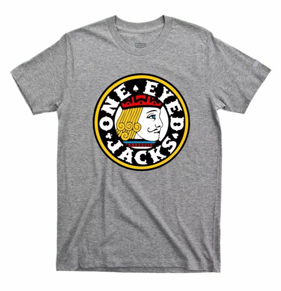 

one eyed jacks t-shirt twin peaks rr diner black lodge movie film funny tee gift, White;black