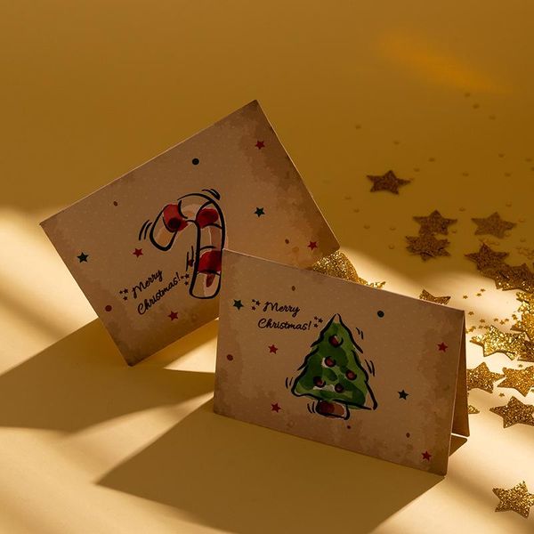 

greeting cards 6pcs holiday card gifts love creative christmas for friends family cartoon