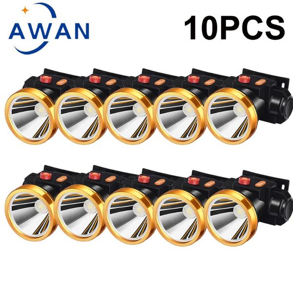

headlamp 50w powerful mini headlight working lights fishing light built in usb rechargeable 18650 battery headlamps