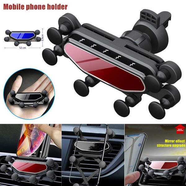 

gravity car phone holder air vent mount holders flexible adjustable mobile stand kqs8 cell mounts &