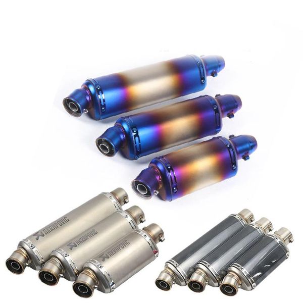 

motorcycle exhaust system universal pipe muffler escape scooter modified horizon 200 small ninja 250 kpr150 baolong 150