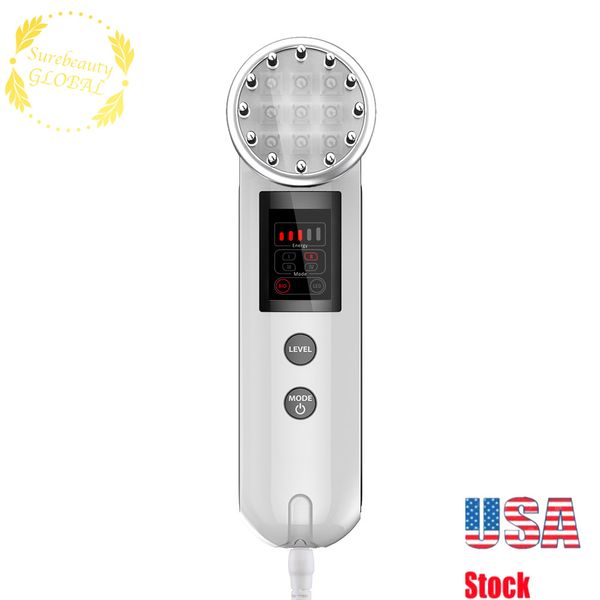 HotSale Hand Hold Skin Rejuvenation 7 colori LED Photon IPL Microcorrente dispositivo per massaggio facciale Stock statunitense