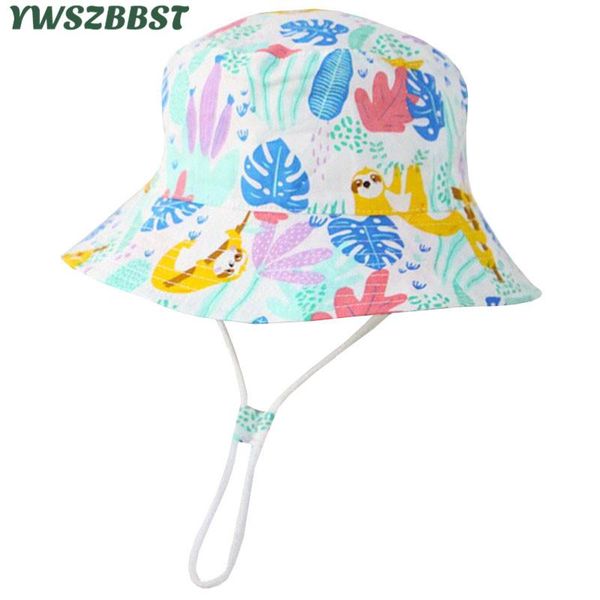 

caps & hats spring summer outdoor baby hat graffiti sun for boys girls children kids toddler sunscreen cap, Yellow