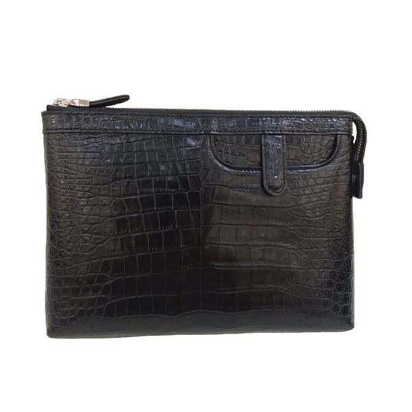 

wallets alligator skin men's belly clip bag leisure real business fashion trend design handbag wristlet luxury purse holographic, Red;black