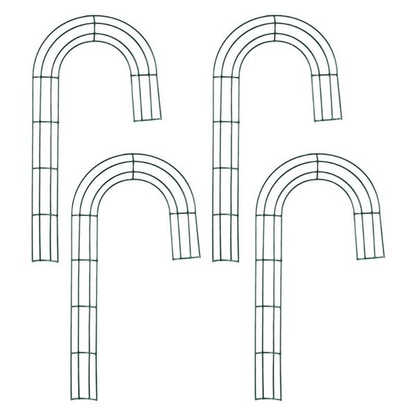 

decorative flowers & wreaths 4pcs cane iron wreath frame diy accessory christmas