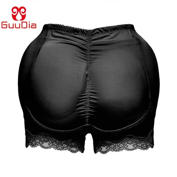 GUUDIA Intimo Spugna Pads Body Shaper Fianchi Pancia Slim Culo Finto Pantaloni Imbottiti Shapewear Mutandine Sexy Hip Pads Plus Size 6XL 210402