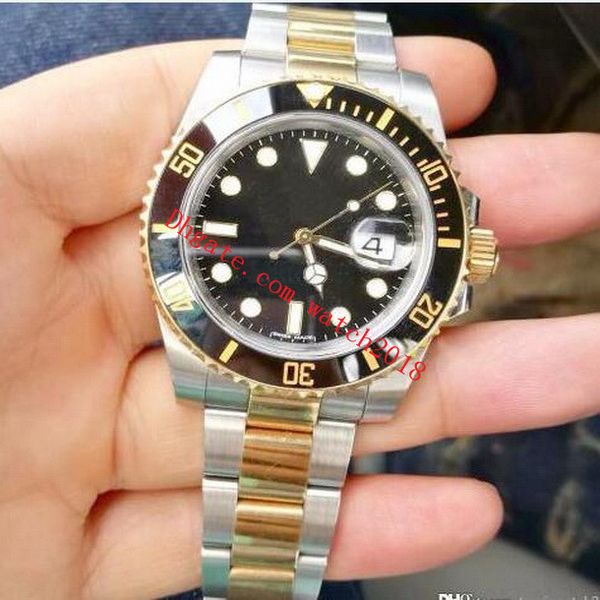

u1 factory mens watches 40mm 116610 116613 114060 automatic mechanical ceramics bezel steel gliding clasp asia 2813 movement sapphire lumino, Slivery;brown
