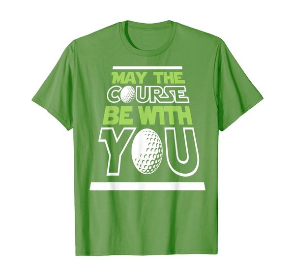 

May The Course Be With You Funny Golfing T-Shirt, Mainly pictures