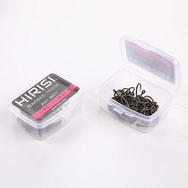 

100pcs coating high carbon stainless steel barbed hooks carp fishing
