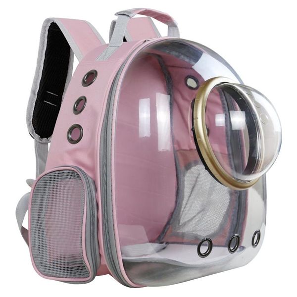 

cat carriers,crates & houses large capacity pet carriers transparent cover small dog backpack travel space cage transport carrier ba