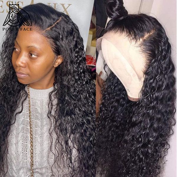 

lace wigs 28 30 inches13x4 hd transparent kinky curly front human hair preplucked brazilian frontal wig with baby remy, Black;brown