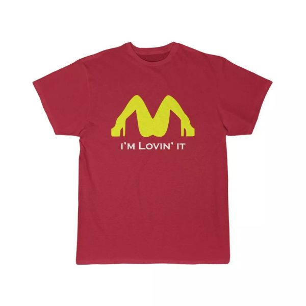 

i'm lovin it 1wht short sleeve tee, White;black