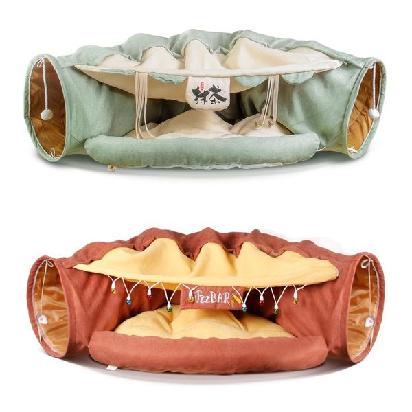 

cat beds & furniture pet supplies tunnel bed interactive toy