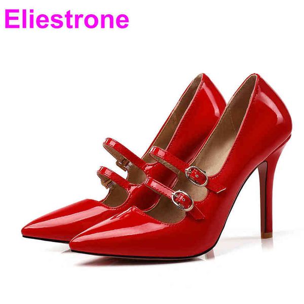 

dress shoes brand new pink apricot yellow women nude pumps stiletto high heels lady wedding ek010 plus big size small  45 47 30 220303, Black