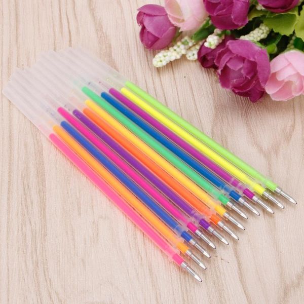 

gel pens 12pcs ink pen refills 12 colors 0.38mm marker stationery school supplies