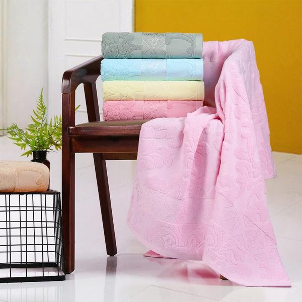 

towel pure cotton bath 90 * 180 thickened 625g pink blue