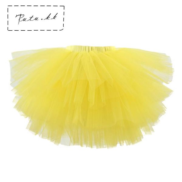 

skirts girls 6-layer solid fluffy tutu skirt pettiskirt children kids birthday pageant wedding party dancing costume
