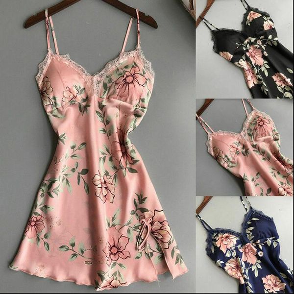 

lingerie underwear babydoll lace womens sleepwears mini nightwear, Black;red