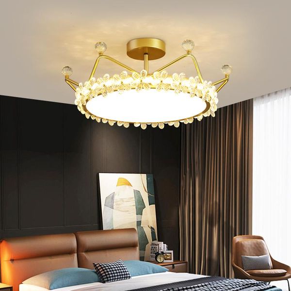 

ceiling lights nordic master bedroom lamp modern minimalist crystal