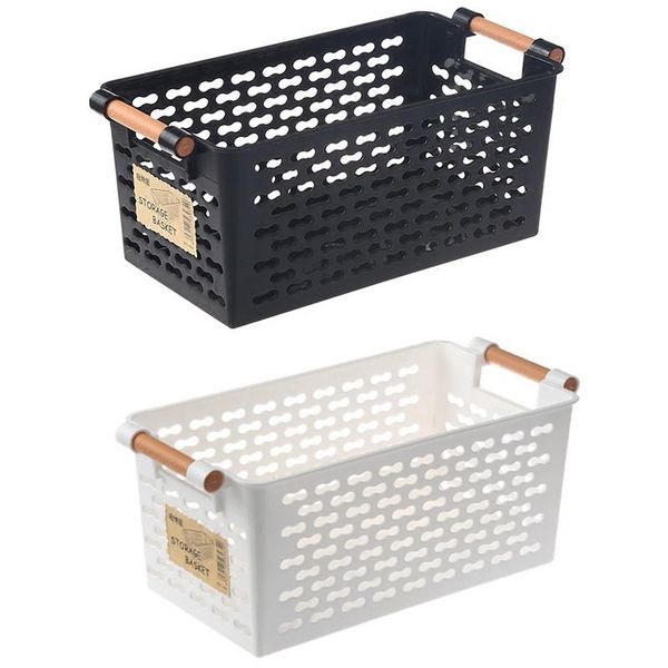 

storage baskets plastic deskbasket rectangular bathroom portable box bath kitchen debris multi-purpose