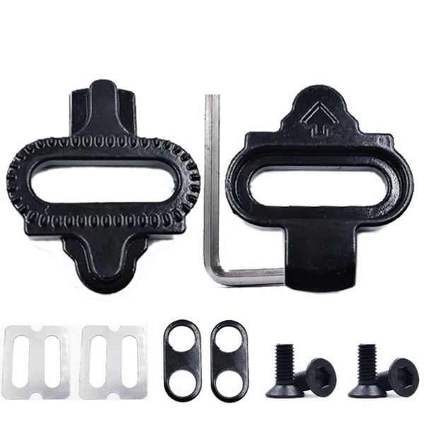 

tools mountain bike spd self-locking pedal bicycle shoes cleats universal locking plate cleat set for road