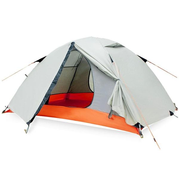 

tents and shelters outdoor double-layer professional aluminum pole tent alpine camping equipment four seasons rainstorm-proof cycling