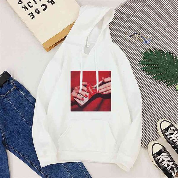 Inverno encapuçado moletom mulher mulher harajuku fuma singlet singlet mulheres pulôver kawaii branco hoodie enorme tops feminino 210607