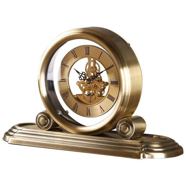 

desk & table clocks meijswxj 12 inch european retro bedside clock living room bedroom el study decoration