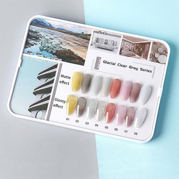 

nail gel skvp ice cream nude color polish glitter uv jelly transparent clear varnish soak off led, Red;pink