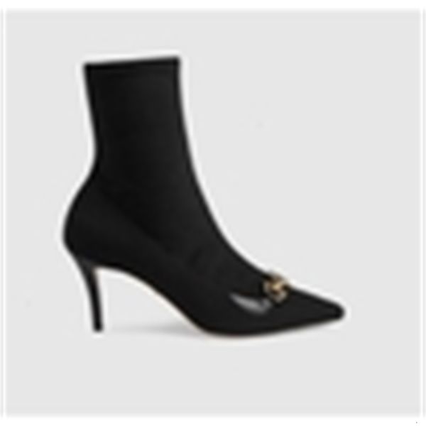 

brand designer luxury a7ji 605436 zumi mid-heel ankle boots women riding rain boot boots booties sneakers loafers ballerinas dress shoes, Black