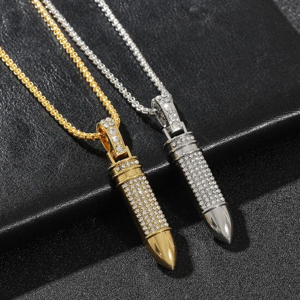 

chains hip hop rock creative pendant necklace charm gothic rapper accessories jewelry as a gifts for friends, Silver