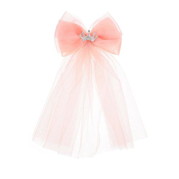 

hair accessories 1 pc adorable bow headdress attractive clip chic fairy adornment, Slivery;white