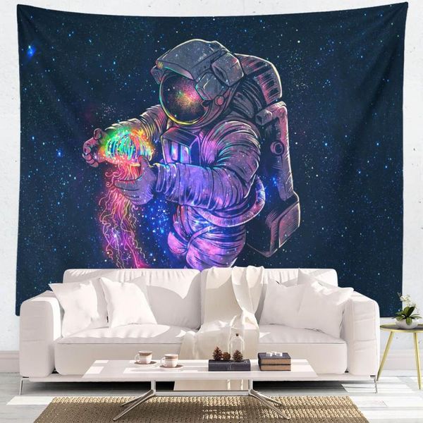 

tapestries starry sky large art bedroom home curtain black dorm bed tapestry night wall hanging bohemian