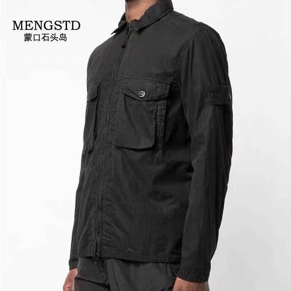 

Brand designer compass logo Men's Jackets couple models good, Black;brown