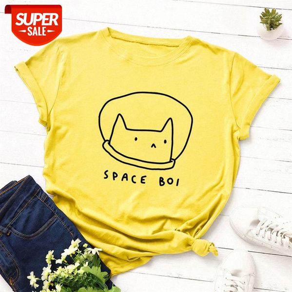 

women's loose round neck short-sleeved cotton t-shirt blouse t120 #eu97, White