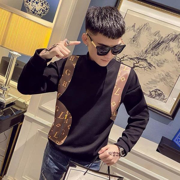 

men's hoodies & sweatshirts 2021 men solid color male oversized streetwear thicken hooded casual loose, Black