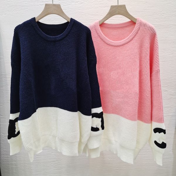 

2021 autumn winter milan runway sweaters o neck long sleeve high end jacquard pullover women's designer clothing 10-3-1, White;black