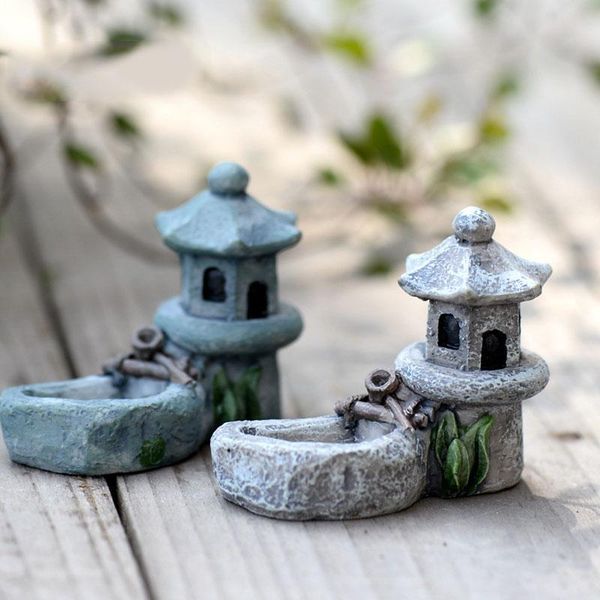 

decorative objects & figurines succulent plants furnishing articles pool tower moss diy materials classic beautiful micro landscape decor ho