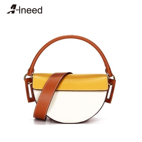 

evening bags alneed halfmoon shoulder panelled crossbody fashionable purses and handbags luxury designer brand saddle